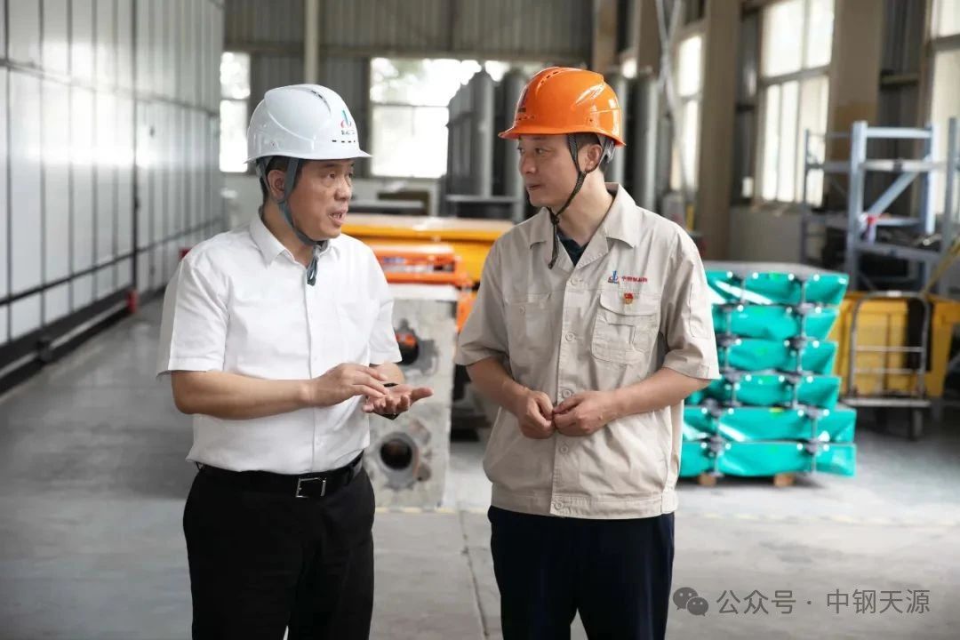 走现场跑市场 | 中钢集团党委书记、董事长刘国旺到中钢制品院质检中心调研指导工作